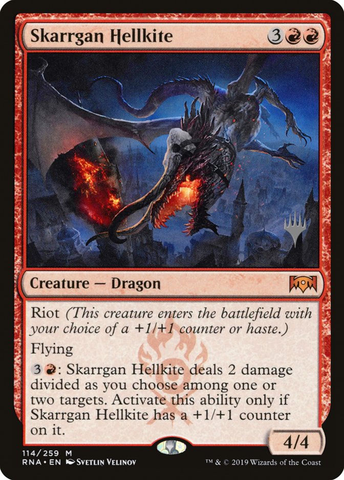 Skarrgan Hellkite (Promo Pack) [Ravnica Allegiance Promos] | Game Grid - Logan