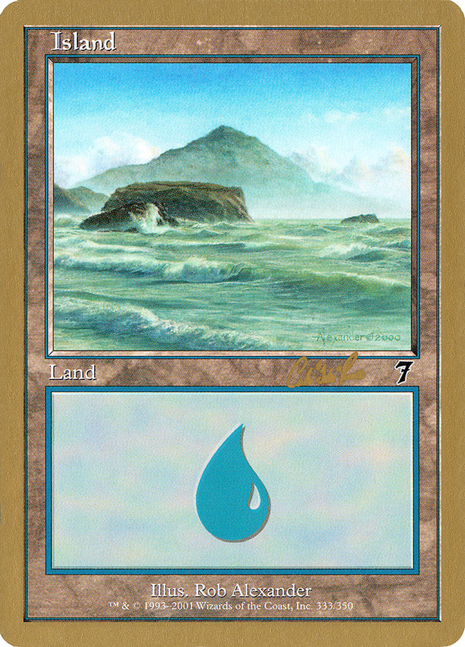 Island (cr333) (Carlos Romao) [World Championship Decks 2002] | Game Grid - Logan