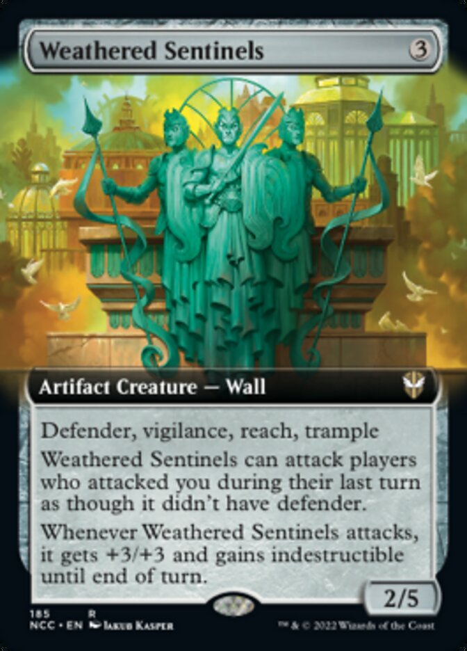 Weathered Sentinels (Extended Art) [Streets of New Capenna Commander] | Game Grid - Logan