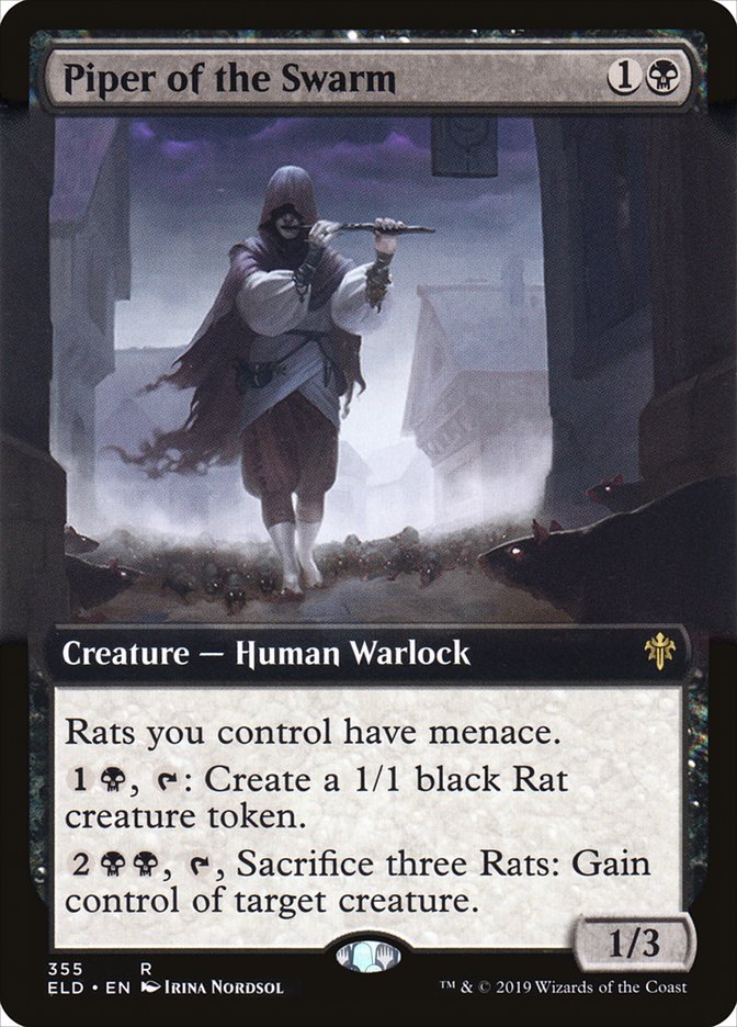 Piper of the Swarm (Extended Art) [Throne of Eldraine] | Game Grid - Logan