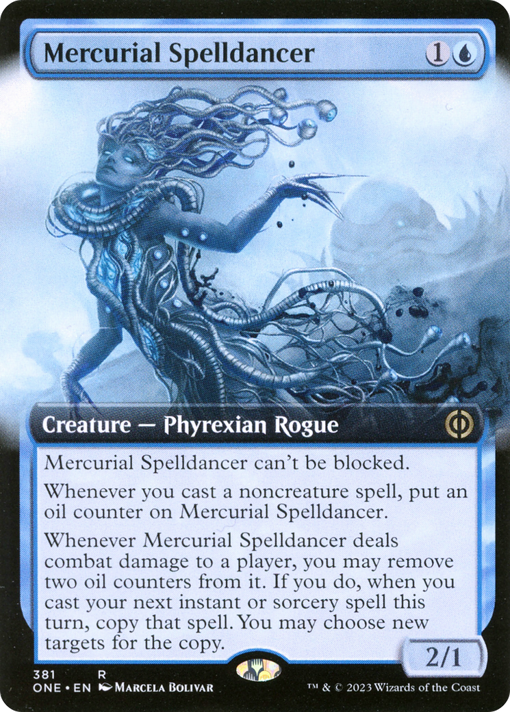 Mercurial Spelldancer (Extended Art) [Phyrexia: All Will Be One] | Game Grid - Logan