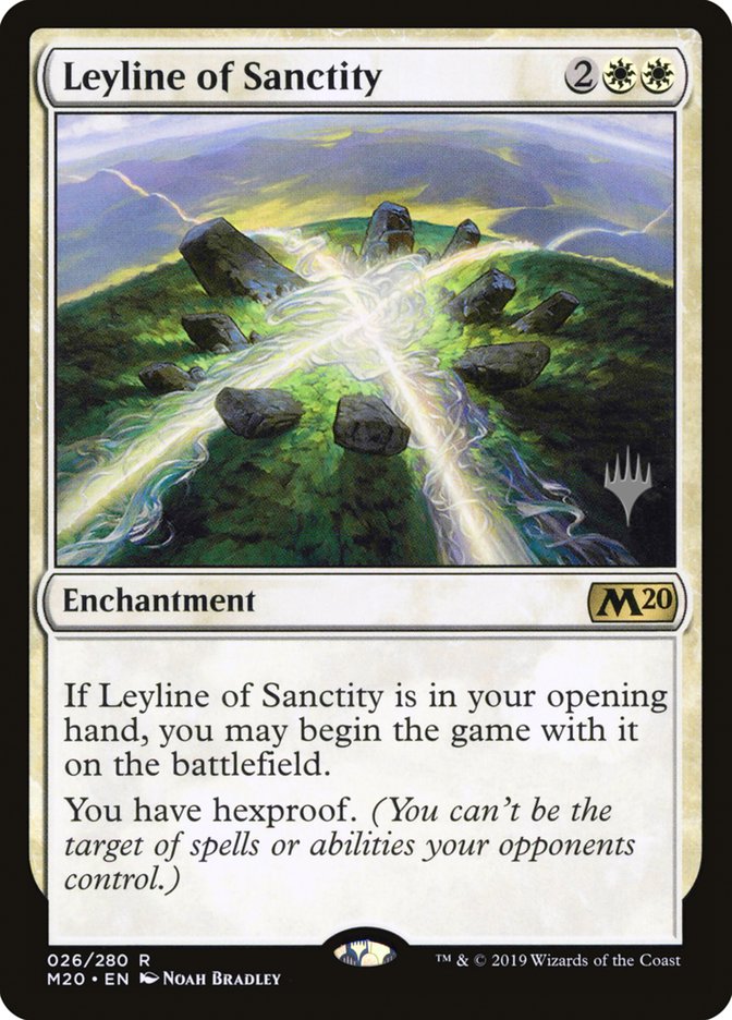 Leyline of Sanctity (Promo Pack) [Core Set 2020 Promos] | Game Grid - Logan