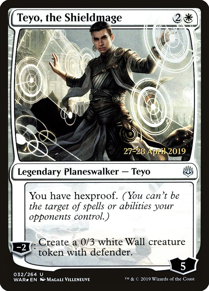 Teyo, the Shieldmage [War of the Spark Prerelease Promos] | Game Grid - Logan