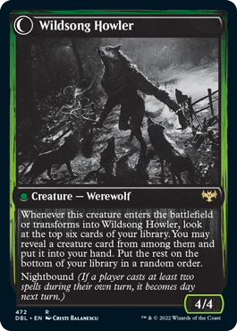 Howlpack Piper // Wildsong Howler [Innistrad: Double Feature] | Game Grid - Logan