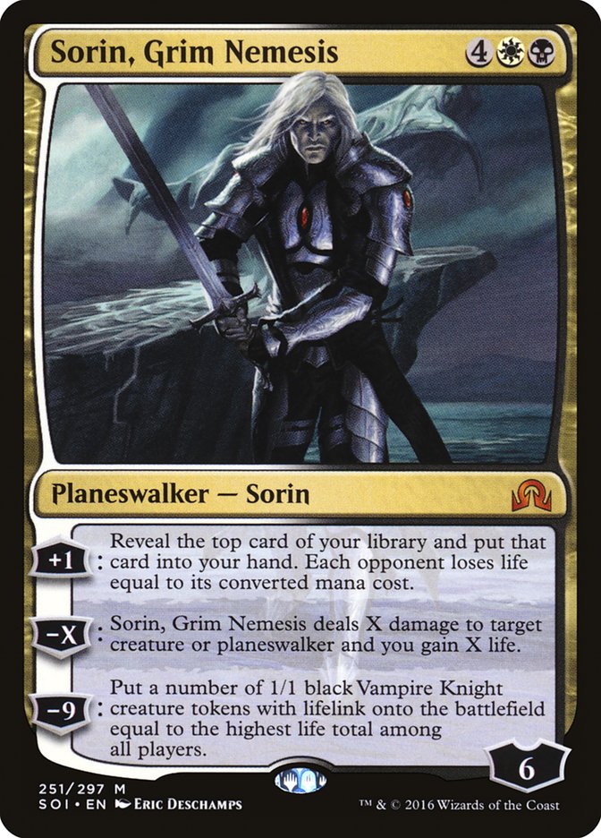 Sorin, Grim Nemesis [Shadows over Innistrad] | Game Grid - Logan