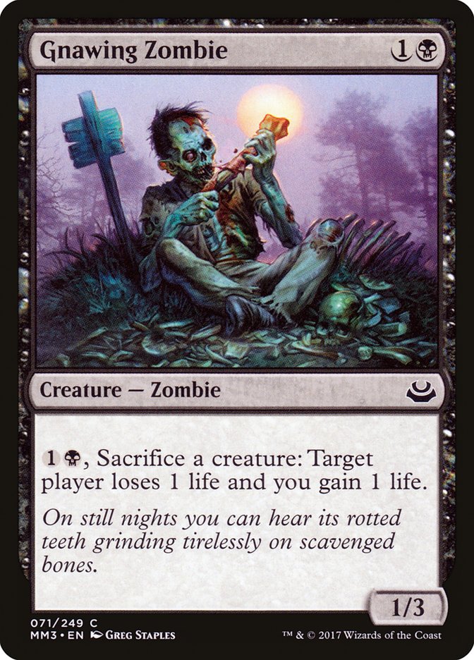 Gnawing Zombie [Modern Masters 2017] | Game Grid - Logan