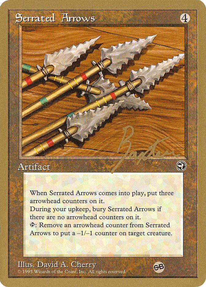 Serrated Arrows (George Baxter) (SB) [Pro Tour Collector Set] | Game Grid - Logan