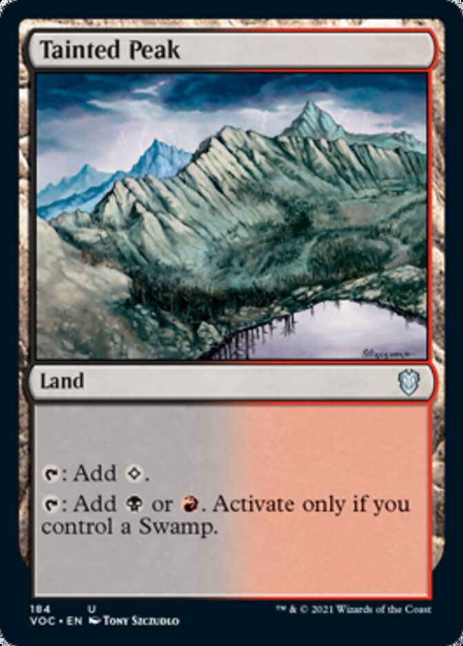 Tainted Peak [Innistrad: Crimson Vow Commander] | Game Grid - Logan