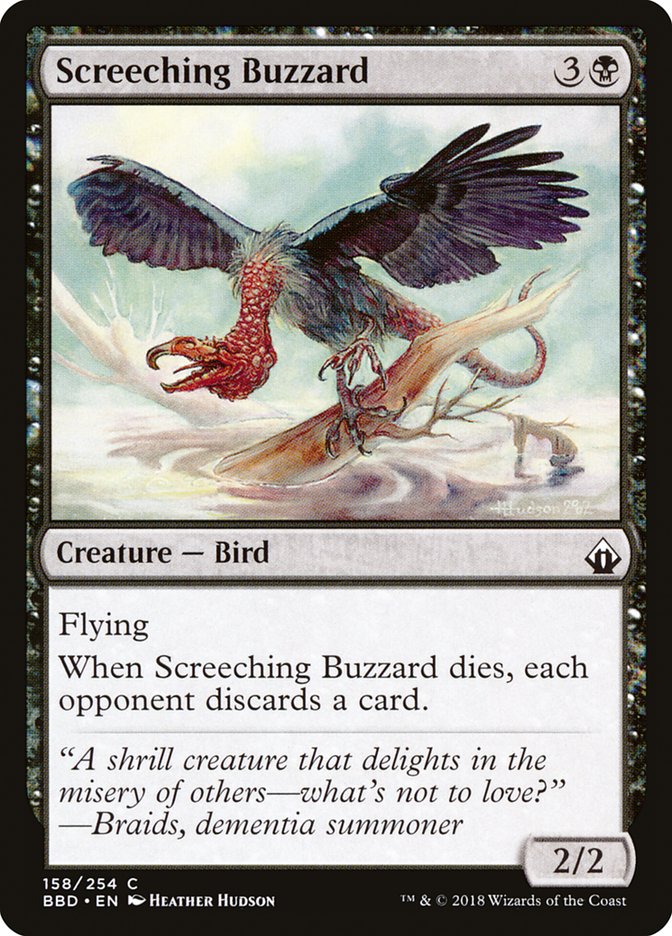 Screeching Buzzard [Battlebond] | Game Grid - Logan