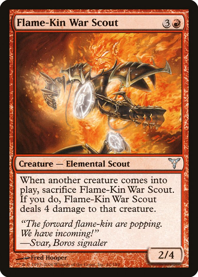 Flame-Kin War Scout [Dissension] | Game Grid - Logan