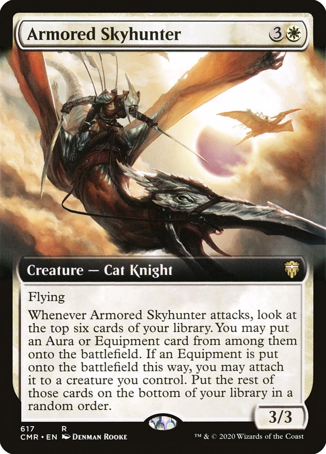Armored Skyhunter (Extended Art) [Commander Legends] | Game Grid - Logan