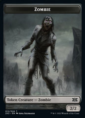 Zombie // Spirit (008) Double-Sided Token [Double Masters 2022 Tokens] | Game Grid - Logan