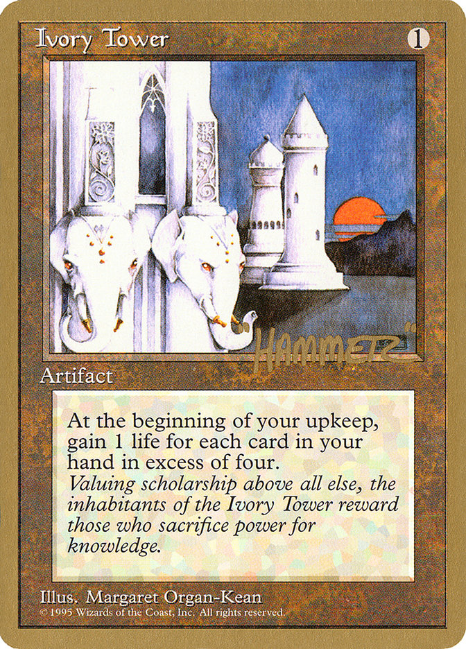 Ivory Tower (Shawn "Hammer" Regnier) [Pro Tour Collector Set] | Game Grid - Logan