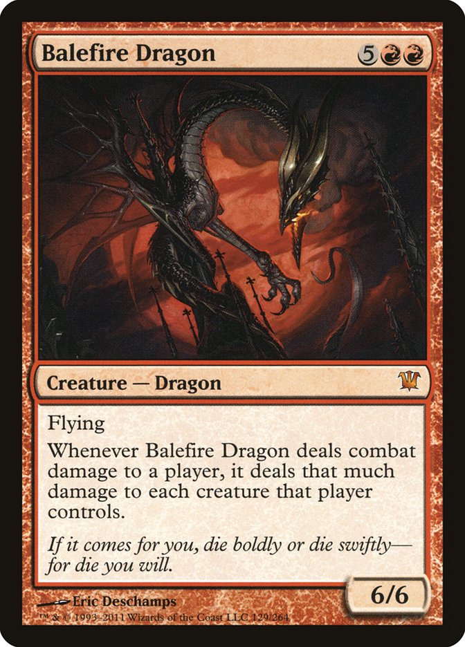 Balefire Dragon [Innistrad] | Game Grid - Logan