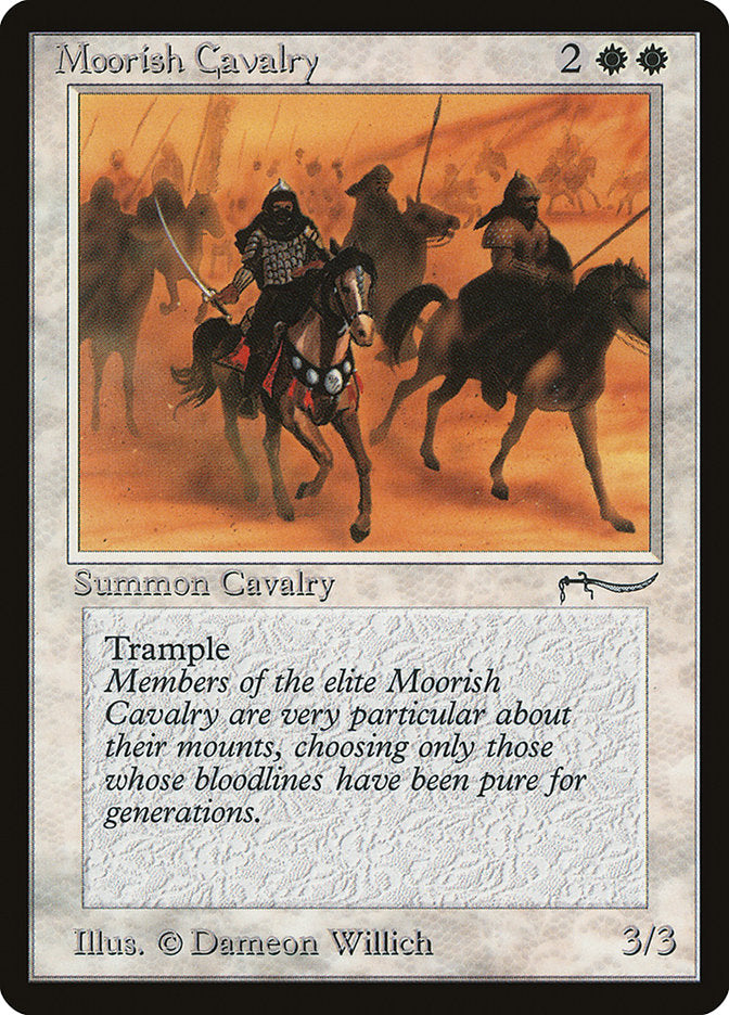 Moorish Cavalry (Light Mana Cost) [Arabian Nights] | Game Grid - Logan