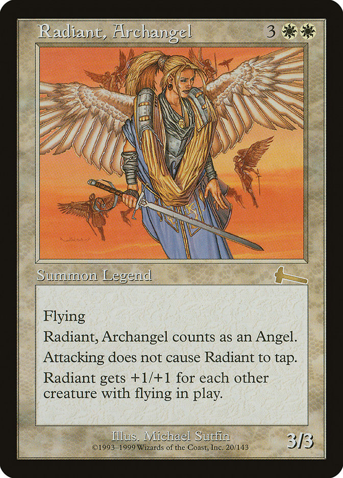 Radiant, Archangel [Urza's Legacy] | Game Grid - Logan