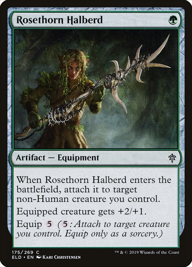 Rosethorn Halberd [Throne of Eldraine] | Game Grid - Logan