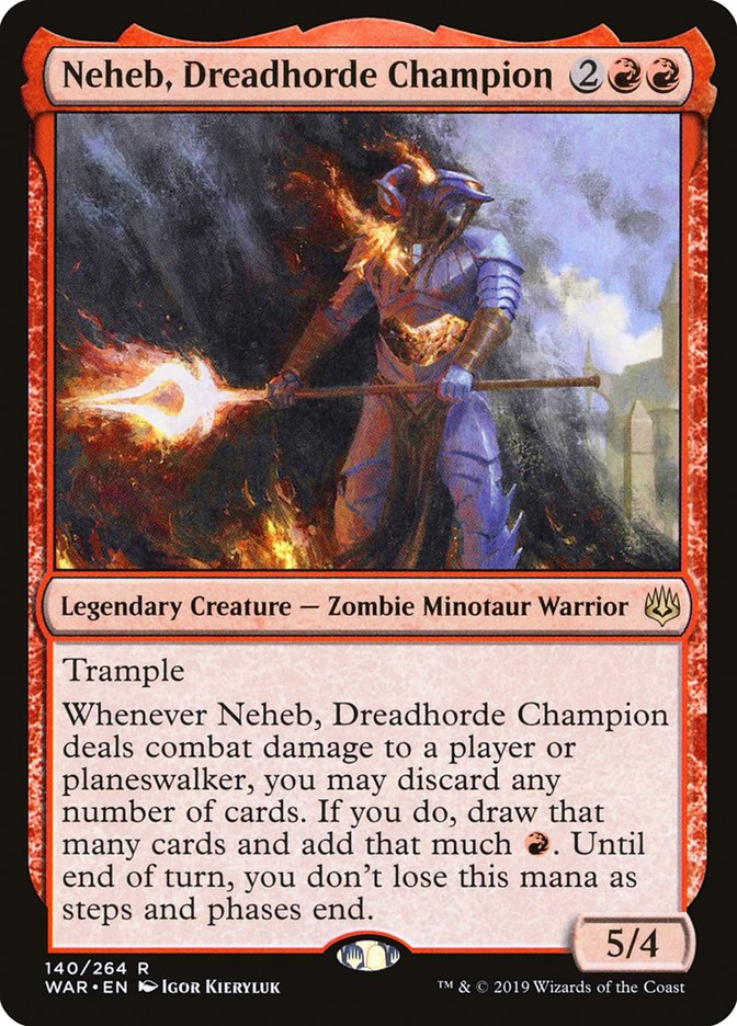 Neheb, Dreadhorde Champion [War of the Spark] | Game Grid - Logan