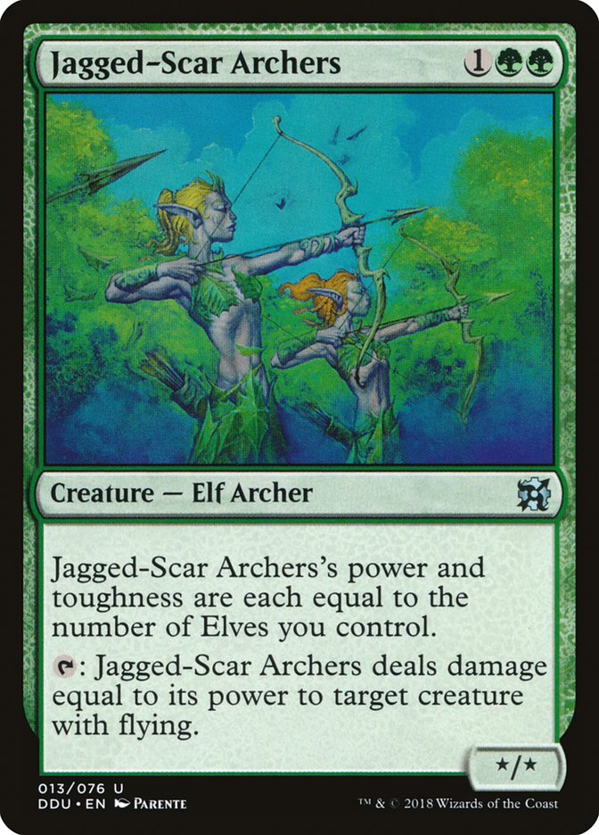 Jagged-Scar Archers [Duel Decks: Elves vs. Inventors] | Game Grid - Logan