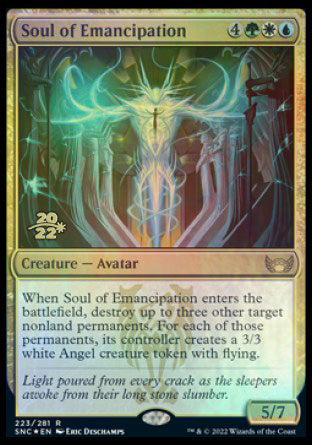 Soul of Emancipation [Streets of New Capenna Prerelease Promos] | Game Grid - Logan