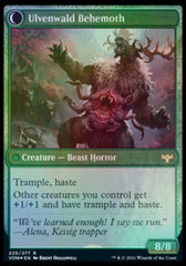 Ulvenwald Oddity // Ulvenwald Behemoth [Innistrad: Crimson Vow Prerelease Promos] | Game Grid - Logan