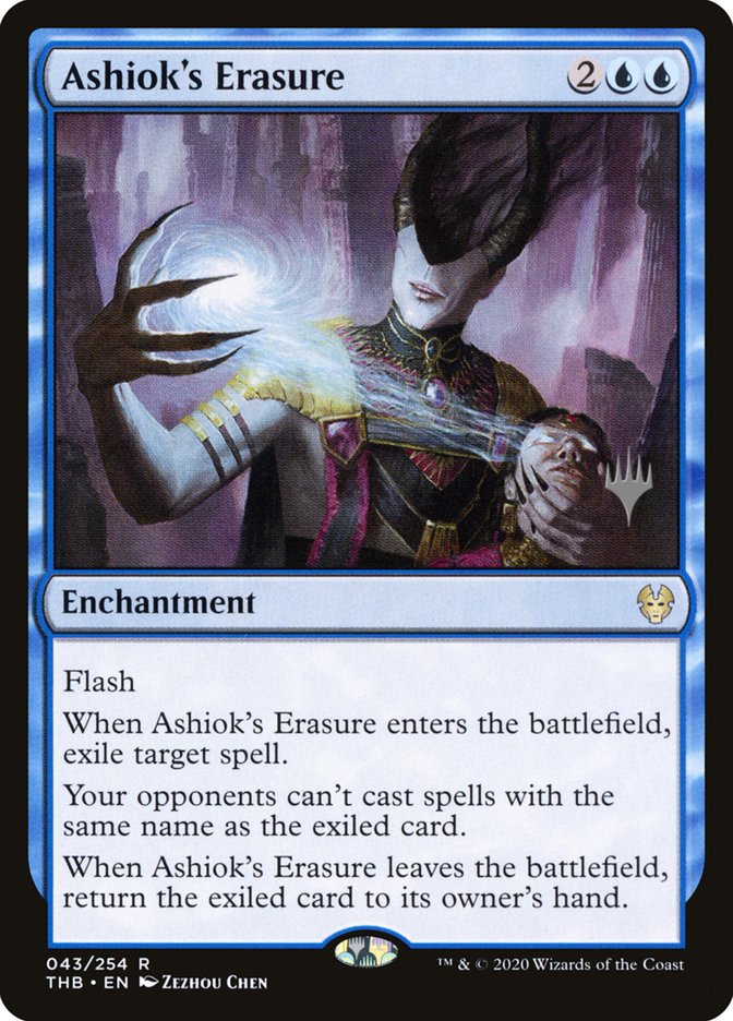 Ashiok's Erasure (Promo Pack) [Theros Beyond Death Promos] | Game Grid - Logan