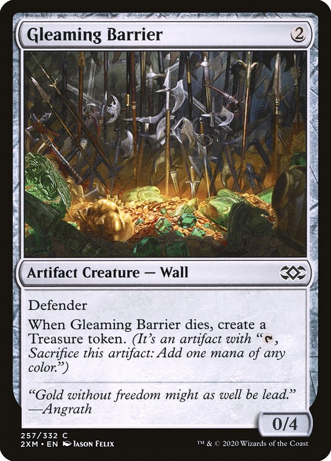 Gleaming Barrier [Double Masters] | Game Grid - Logan