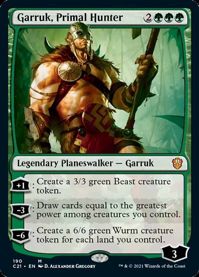 Garruk, Primal Hunter [Commander 2021] | Game Grid - Logan