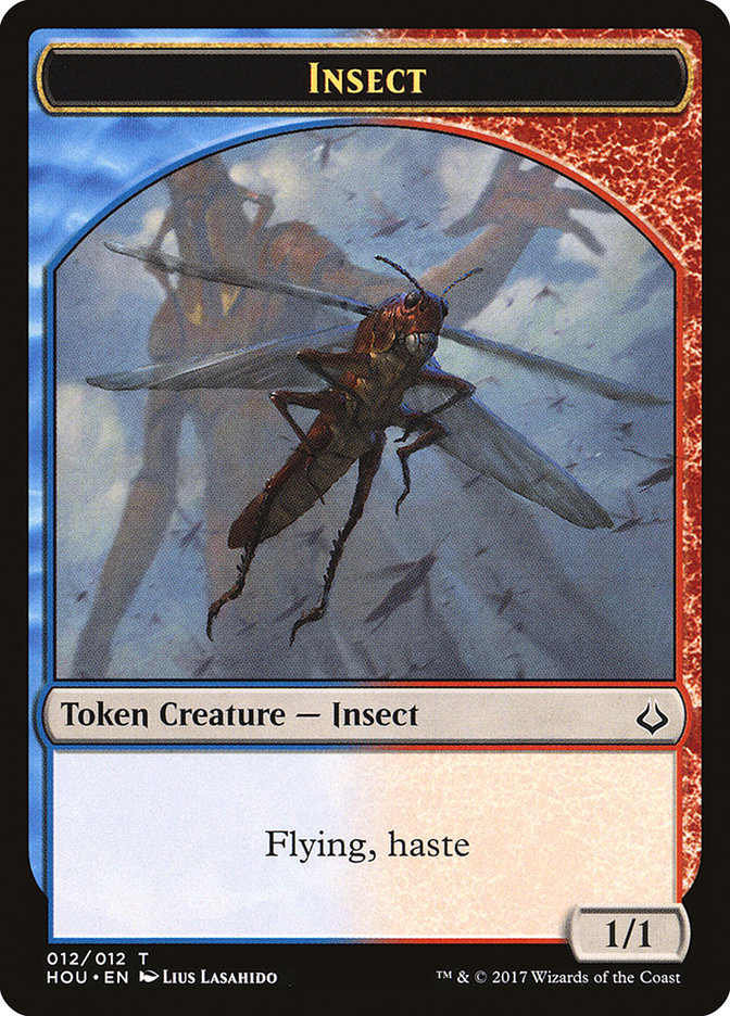 Champion of Wits // Insect Double-Sided Token [Hour of Devastation Tokens] | Game Grid - Logan