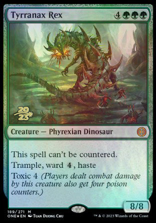 Tyrranax Rex [Phyrexia: All Will Be One Prerelease Promos] | Game Grid - Logan