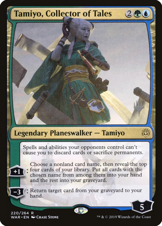 Tamiyo, Collector of Tales (Promo Pack) [War of the Spark Promos] | Game Grid - Logan