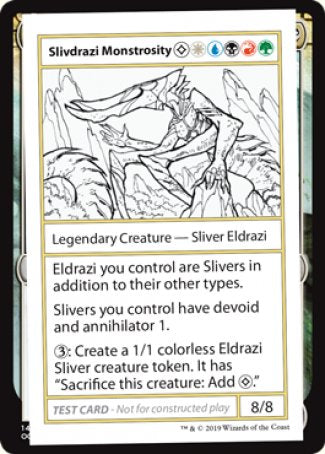 Slivdrazi Monstrosity (2021 Edition) [Mystery Booster Playtest Cards] | Game Grid - Logan