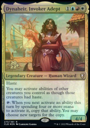 Dynaheir, Invoker Adept [Commander Legends: Battle for Baldur's Gate Prerelease Promos] | Game Grid - Logan