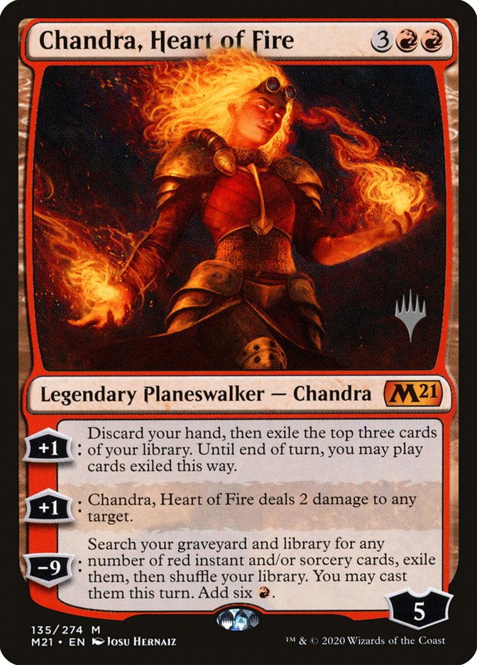 Chandra, Heart of Fire (Promo Pack) [Core Set 2021 Promos] | Game Grid - Logan