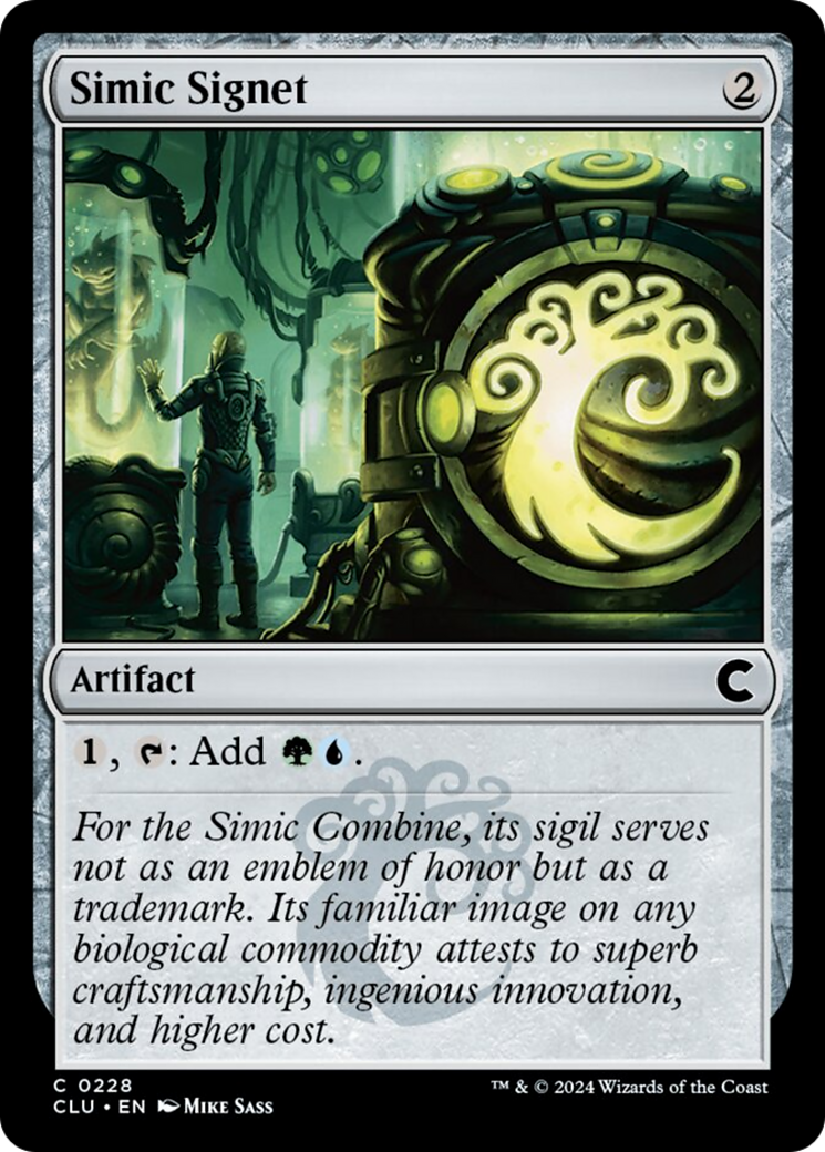 Simic Signet [Ravnica: Clue Edition] | Game Grid - Logan