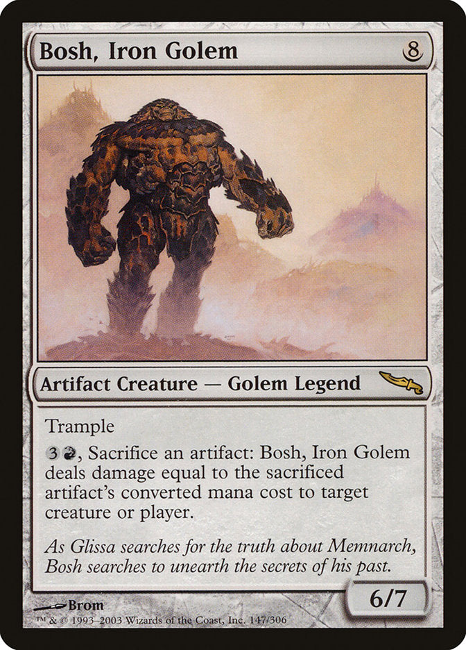 Bosh, Iron Golem [Mirrodin] | Game Grid - Logan