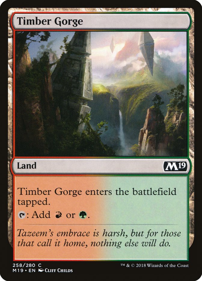 Timber Gorge [Core Set 2019] | Game Grid - Logan