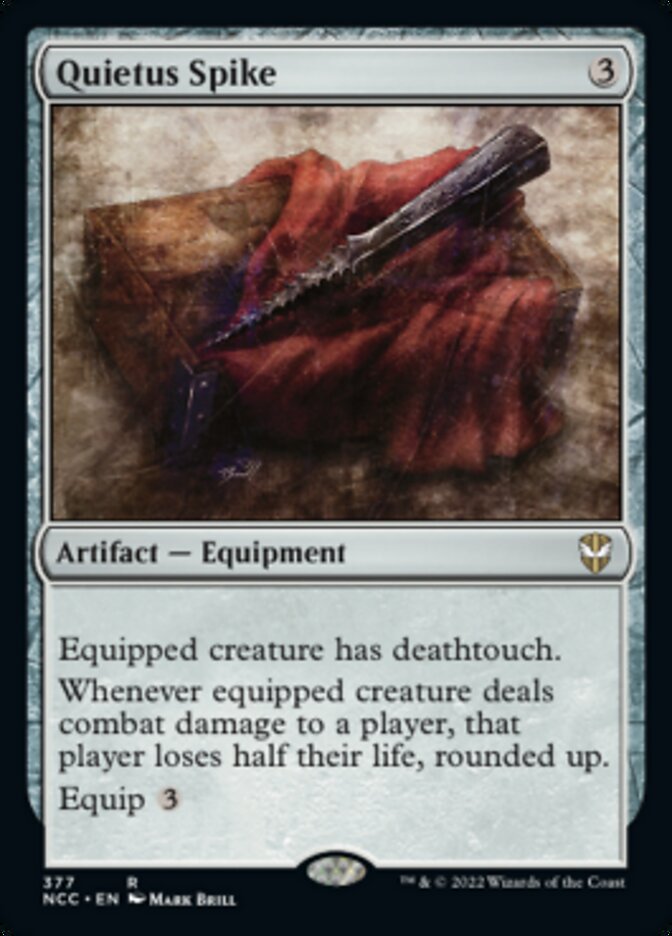 Quietus Spike [Streets of New Capenna Commander] | Game Grid - Logan