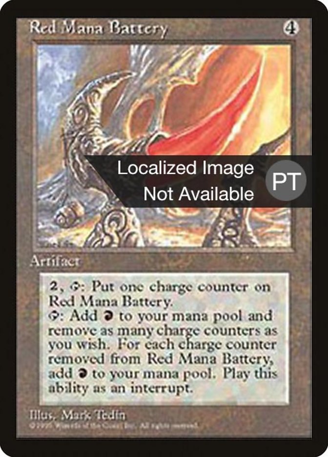 Red Mana Battery [Fourth Edition (Foreign Black Border)] | Game Grid - Logan