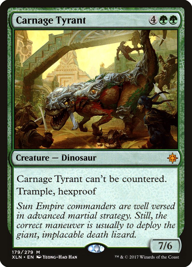 Carnage Tyrant [Ixalan] | Game Grid - Logan