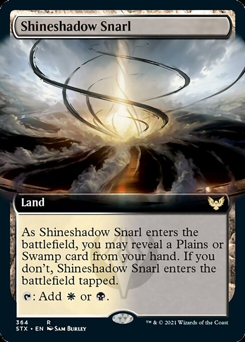 Shineshadow Snarl (Extended Art) [Strixhaven: School of Mages] | Game Grid - Logan