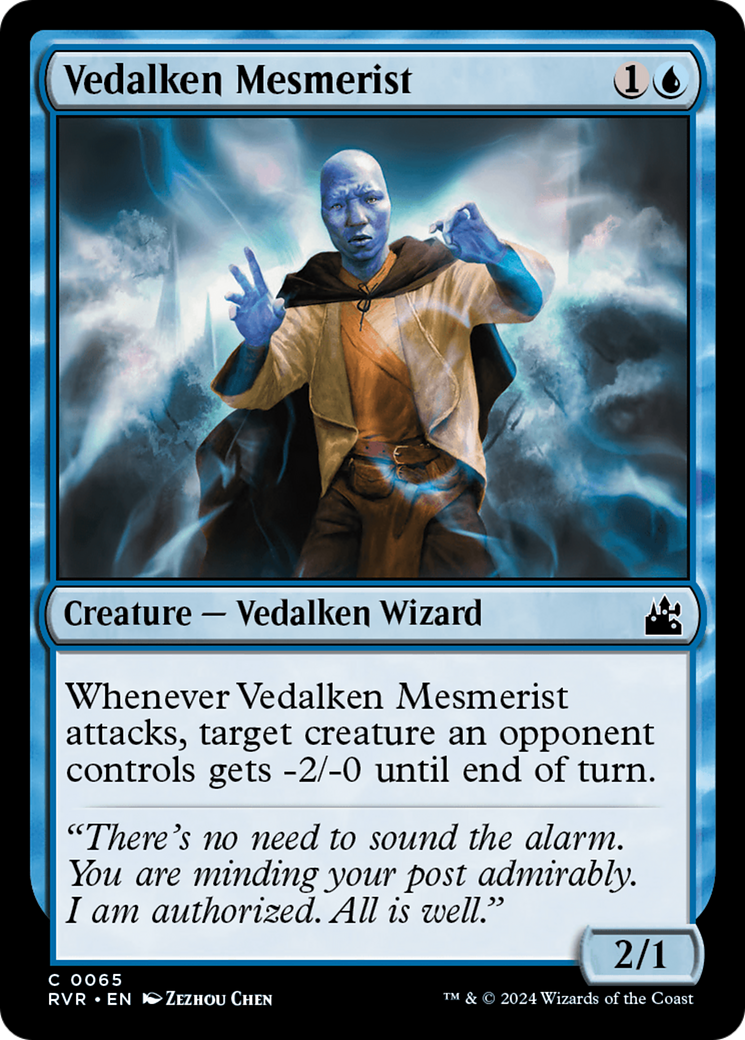 Vedalken Mesmerist [Ravnica Remastered] | Game Grid - Logan