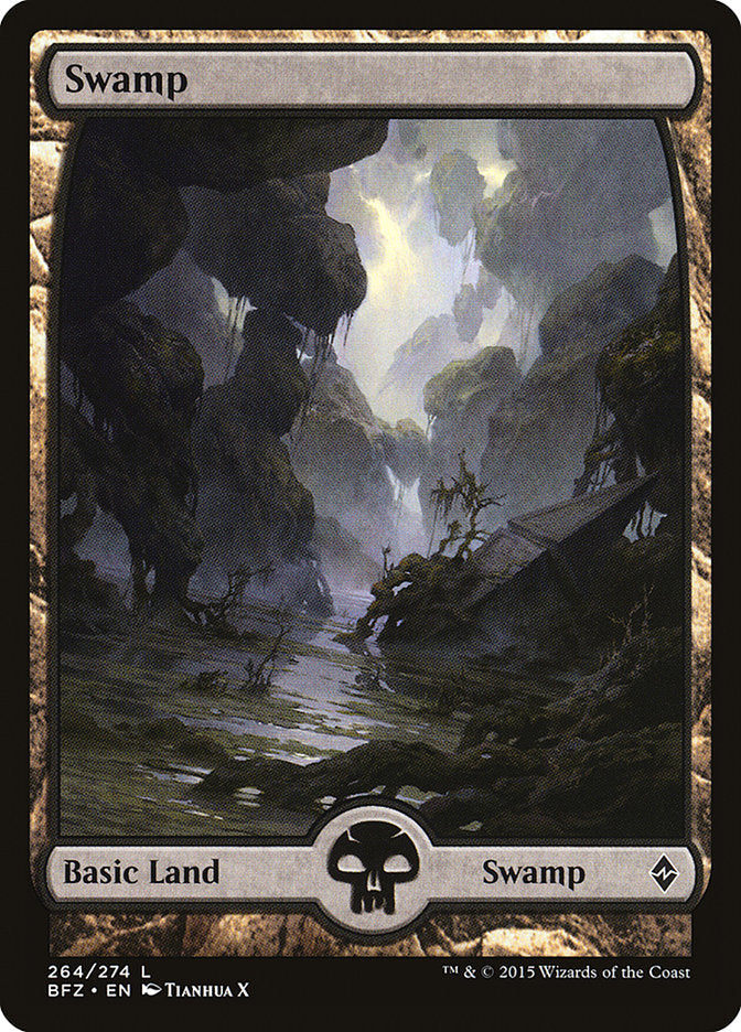 Swamp (264) [Battle for Zendikar] | Game Grid - Logan