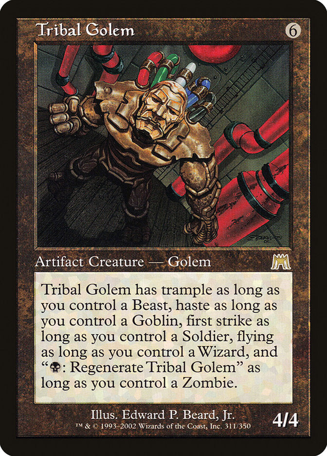 Tribal Golem [Onslaught] | Game Grid - Logan