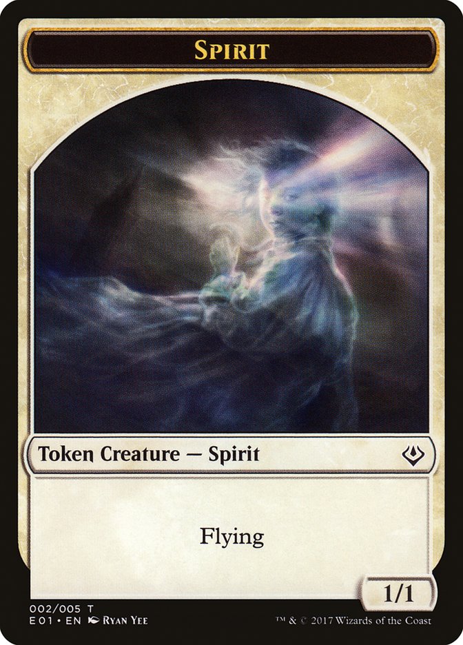 Spirit // Soldier Double-Sided Token [Archenemy: Nicol Bolas Tokens] | Game Grid - Logan