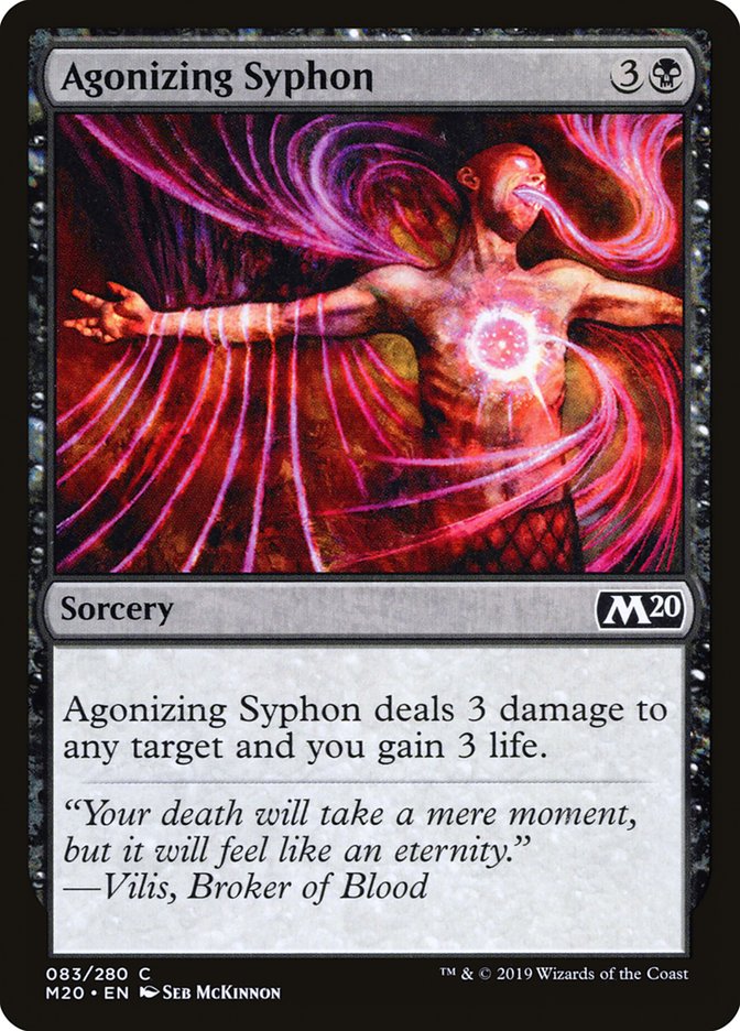 Agonizing Syphon [Core Set 2020] | Game Grid - Logan