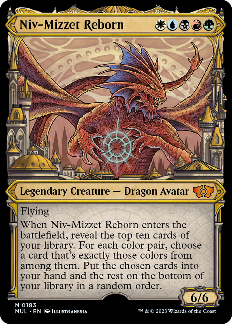 Niv-Mizzet Reborn (Halo Foil) [Multiverse Legends] | Game Grid - Logan