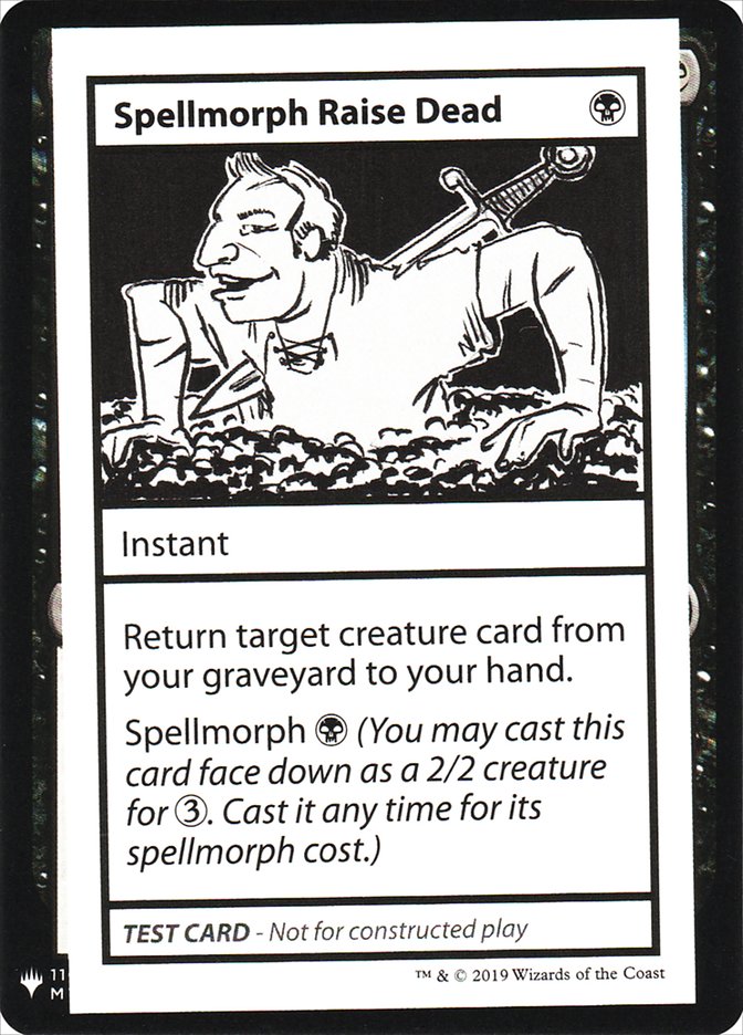 Spellmorph Raise Dead [Mystery Booster Playtest Cards] | Game Grid - Logan