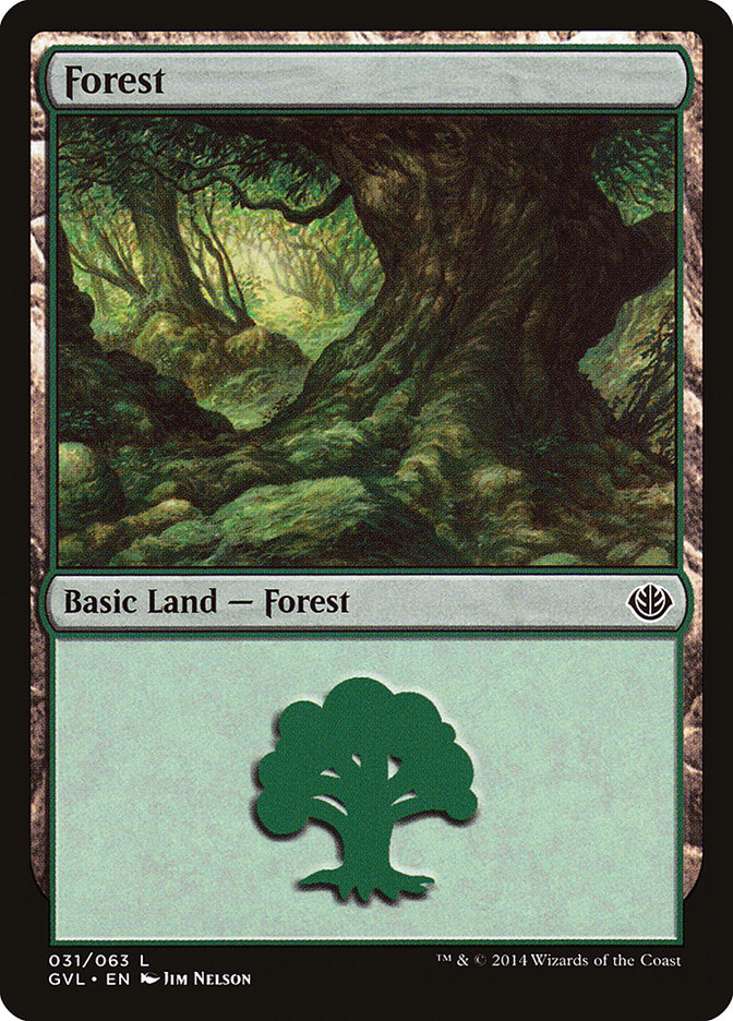 Forest (31) (Garruk vs. Liliana) [Duel Decks Anthology] | Game Grid - Logan