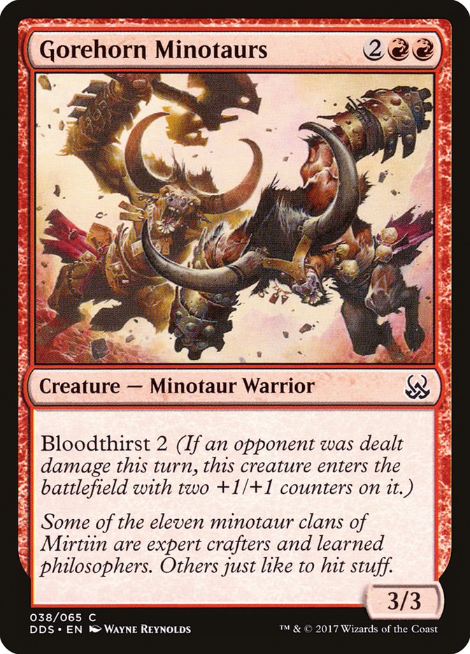 Gorehorn Minotaurs [Duel Decks: Mind vs. Might] | Game Grid - Logan